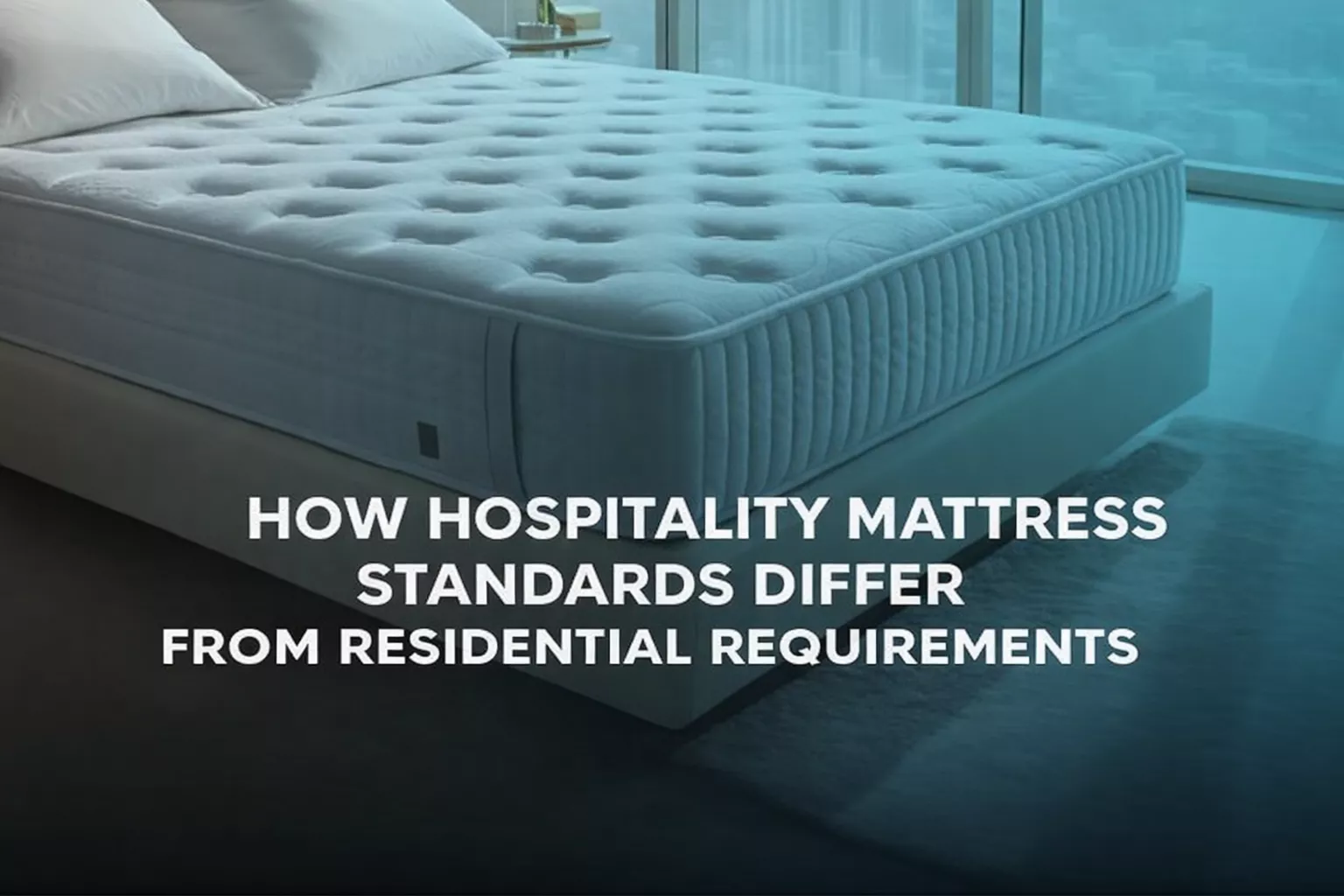 How Hospitality Mattress Standards Differ from Residential