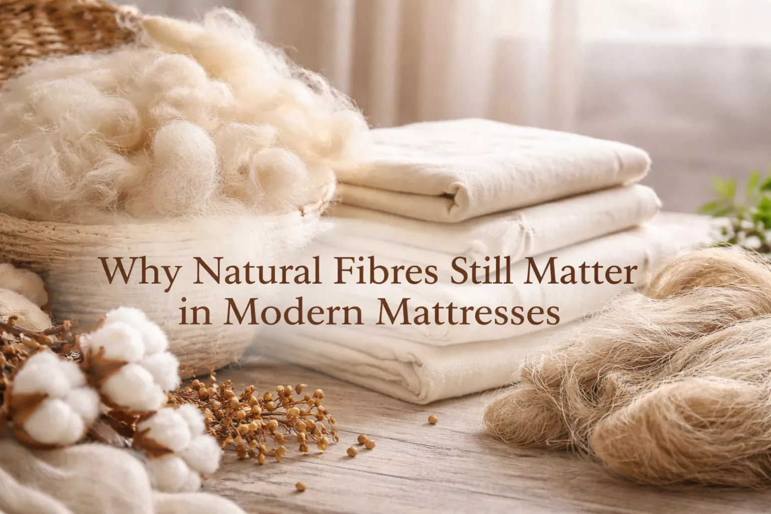 Why Natural Fibres Still Matter in Modern Mattresses