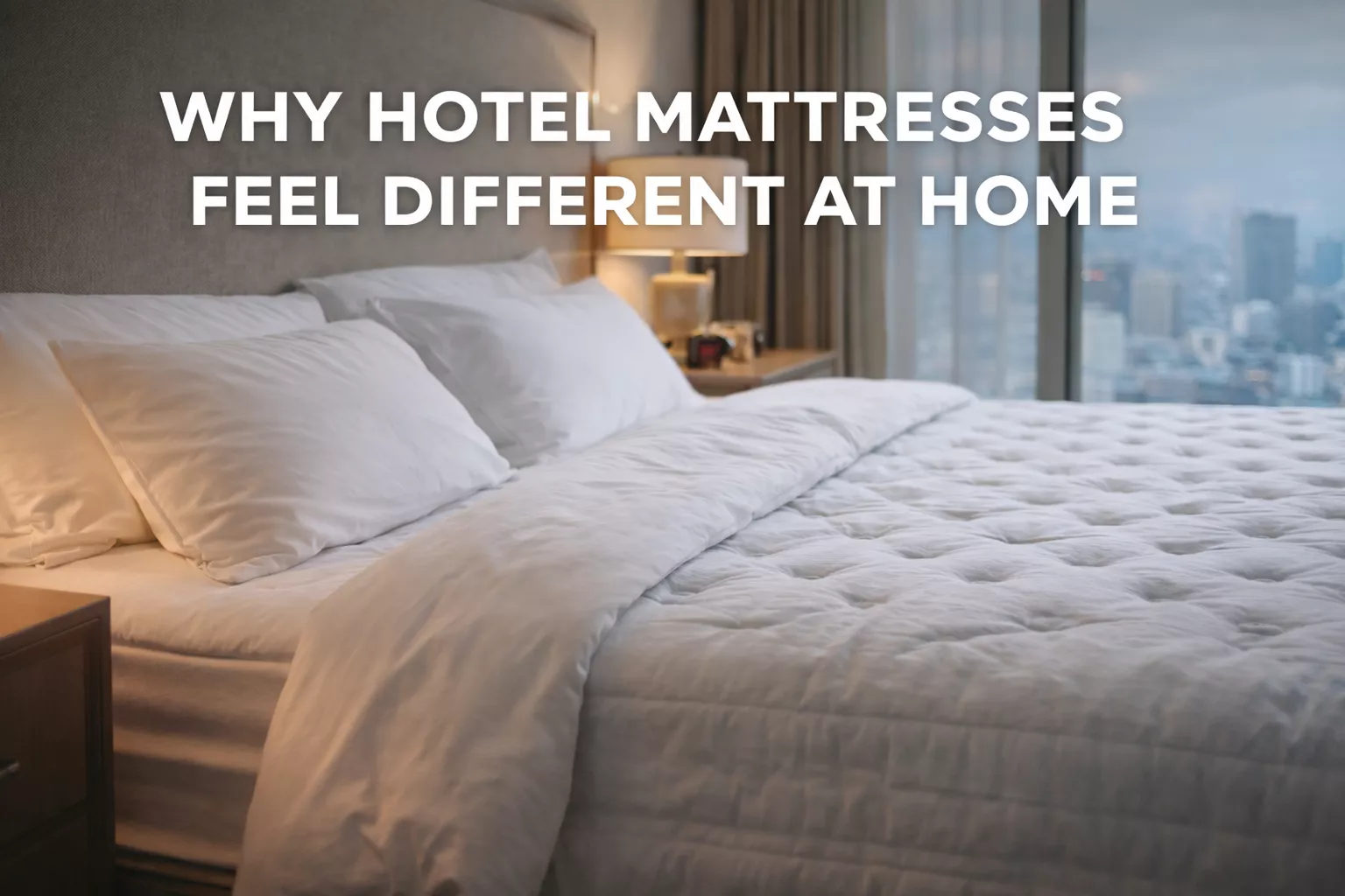 Why Hotel Mattresses Feel Different at Home