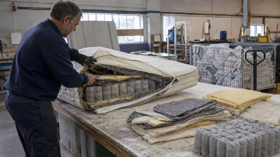 UK Mattress Recycling Is Rising
