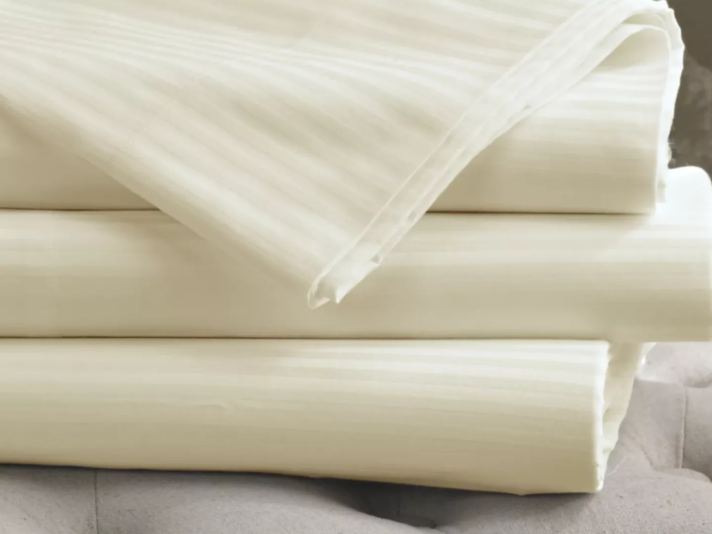 Zentop Tonal Stripe Flat Sheet